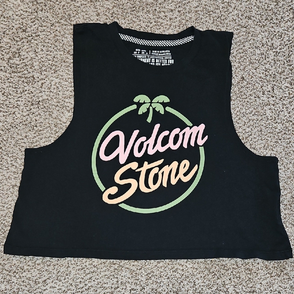 Volcom Women's Black Crop Top